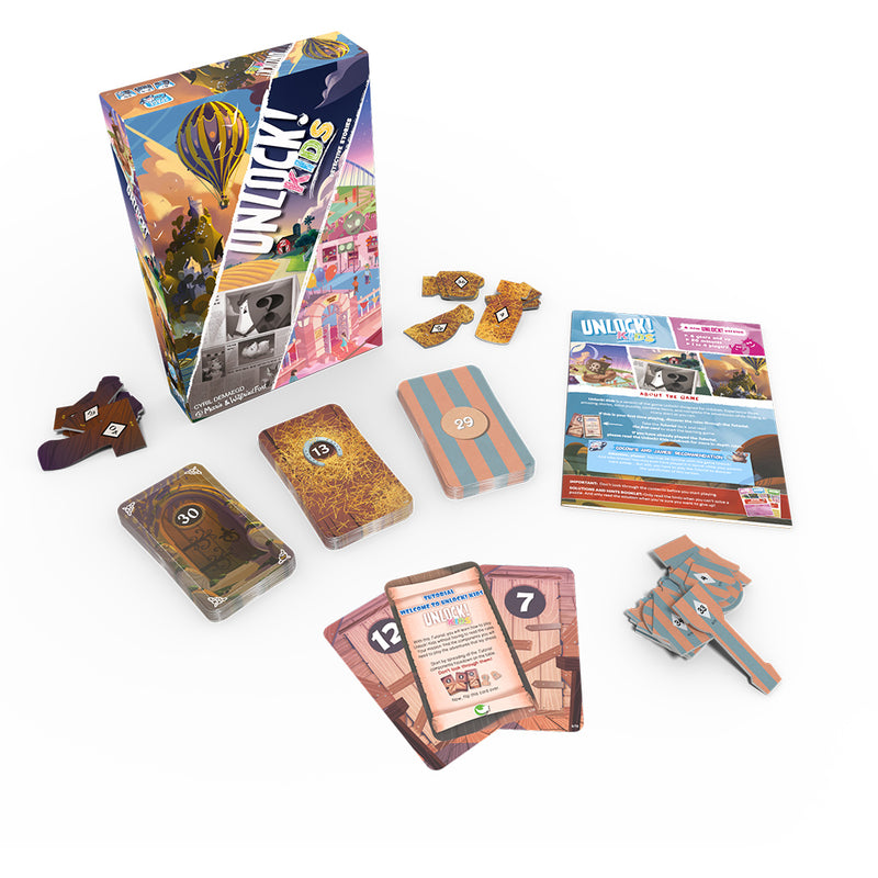 Asmodee - Unlock! Kids: Storie del Passato, Escape Room da Tavolo, 6+ Anni, Edizione in Italiano Asmodee - Unlock! Kids: Storie del Passato, Escape Room da Tavolo, 6+ Anni, Edizione in Italiano