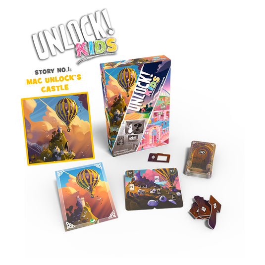 Asmodee | Unlock Kids | Escape Game | Età 6+ | 1-4 Giocatori | Tempo di gioco: 20-60 minuti Asmodee | Unlock Kids | Escape Game | Età 6+ | 1-4 Giocatori | Tempo di gioco: 20-60 minuti