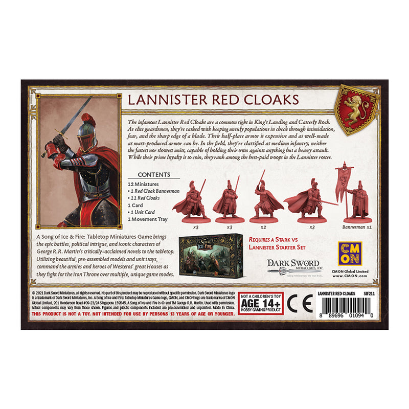 Load image into Gallery viewer, SIF: Lannister Red Cloaks
