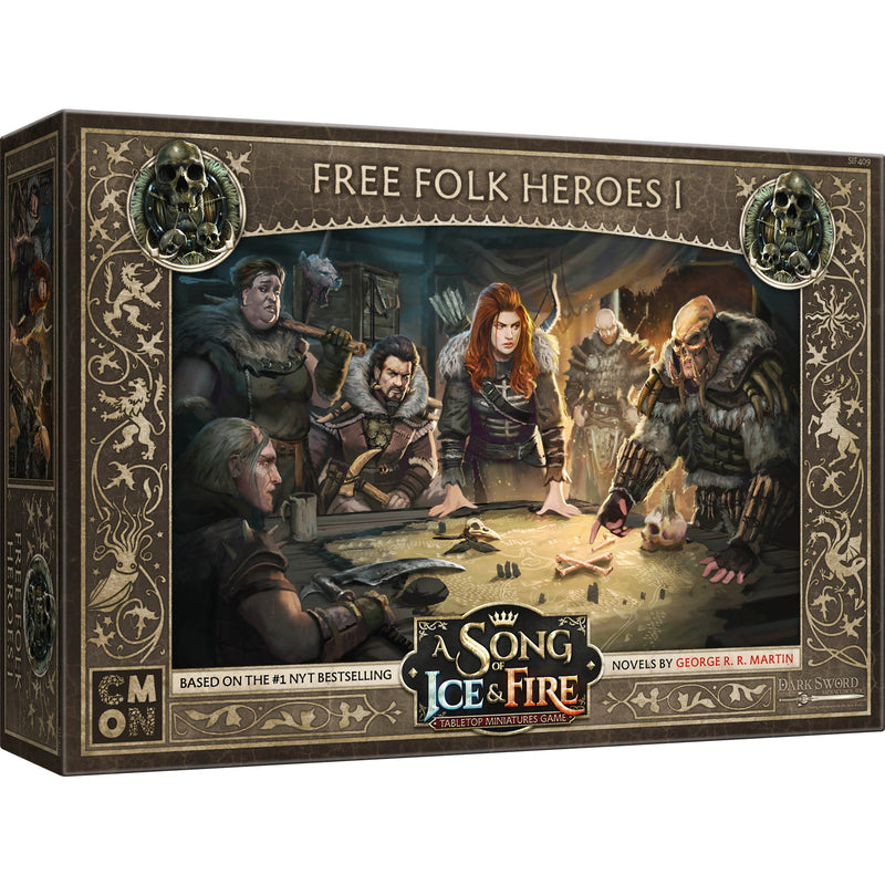 Load image into Gallery viewer, A Song of Ice &amp; Fire Miniatures Game: Free Folk Heroes Box 1
