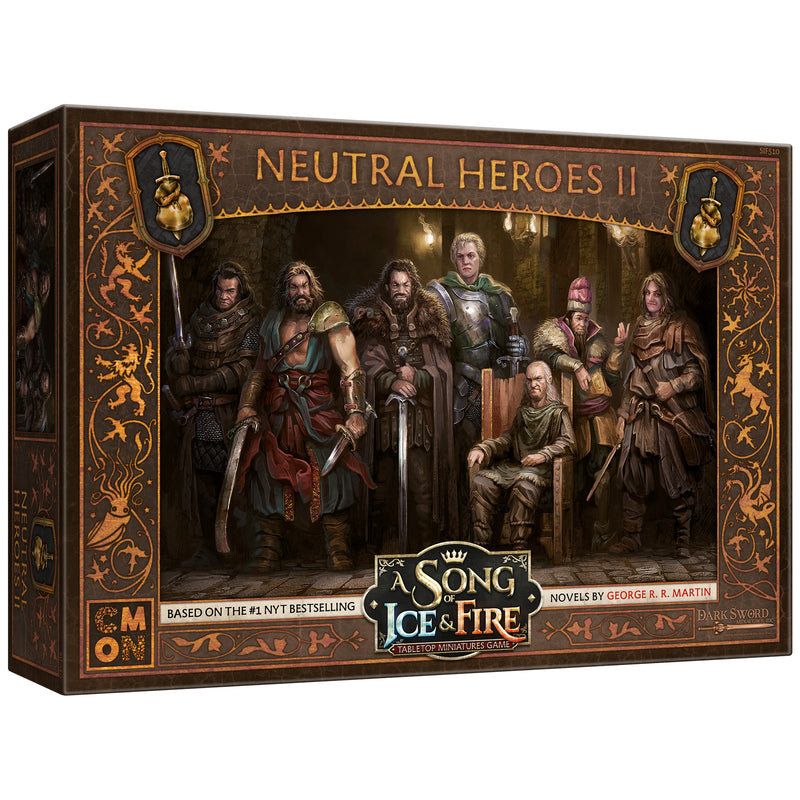 Load image into Gallery viewer, A Song of Ice &amp; Fire Miniatures Game: Neutral Heroes Box 2

