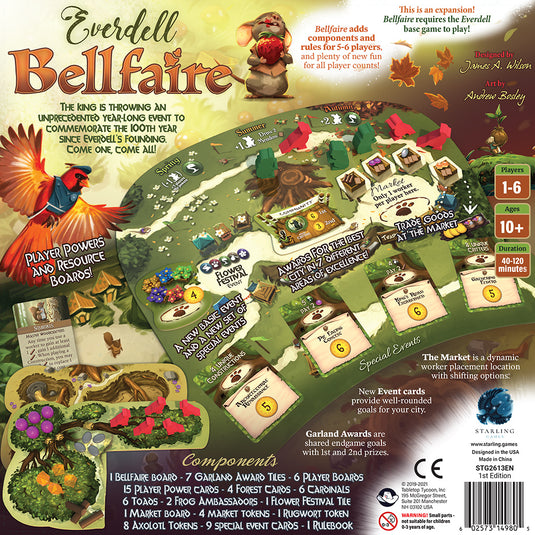 Everdell Board Game: Bellfaire Expansion – Asmodee USA