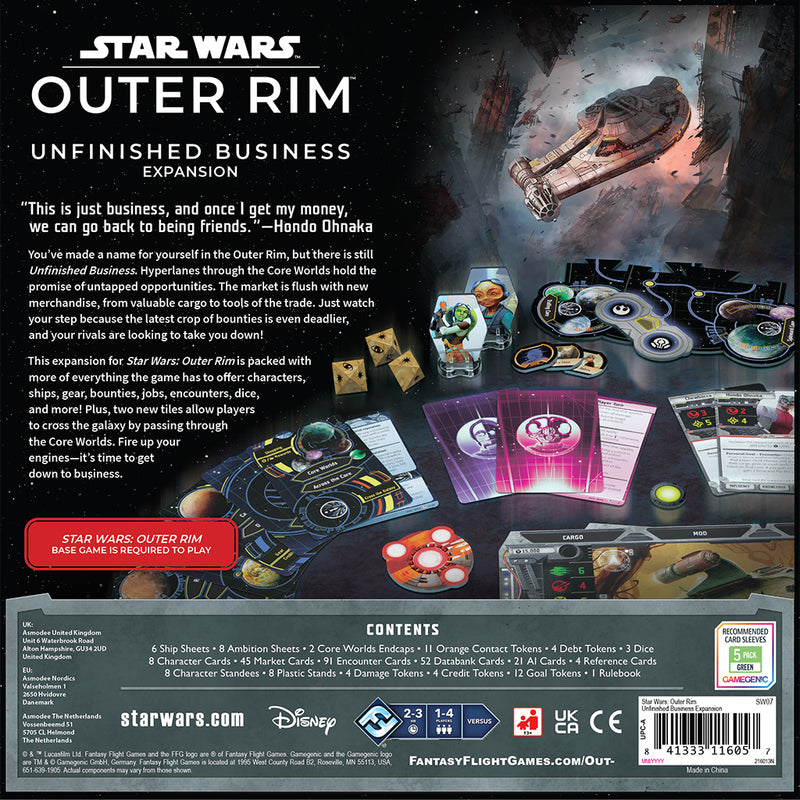 Load image into Gallery viewer, Star Wars Outer Rim: Unfinished Business Expansion

