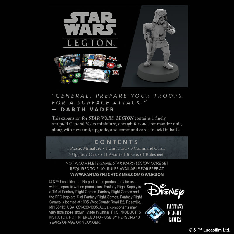 Load image into Gallery viewer, Star Wars: Legion - General Veers Commander Expansion
