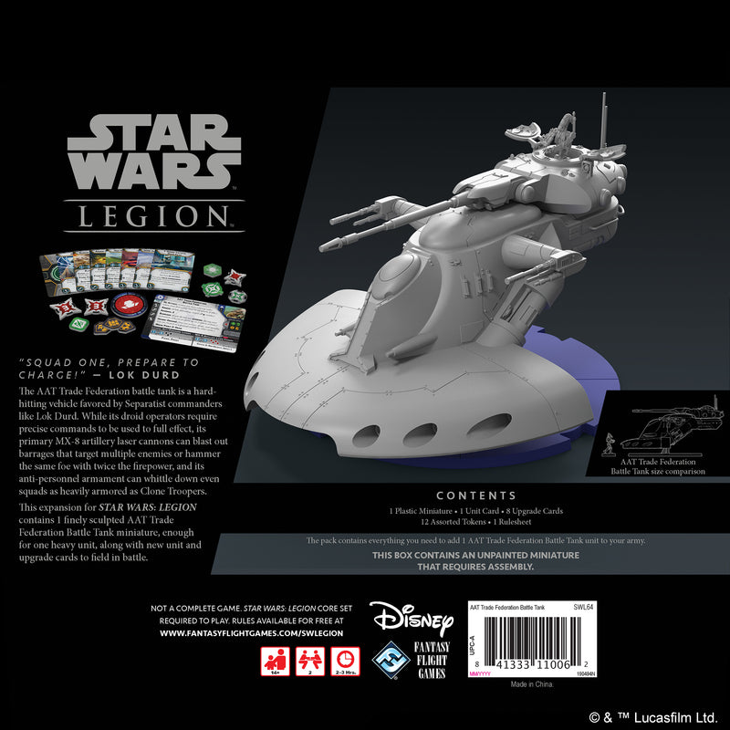 Load image into Gallery viewer, Star Wars: Legion - AAT Trade Federation Battle Tank Unit Expansion
