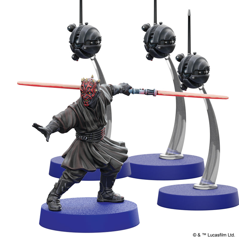 Load image into Gallery viewer, Star Wars: Legion - Darth Maul and Sith Probe Droids Operative
