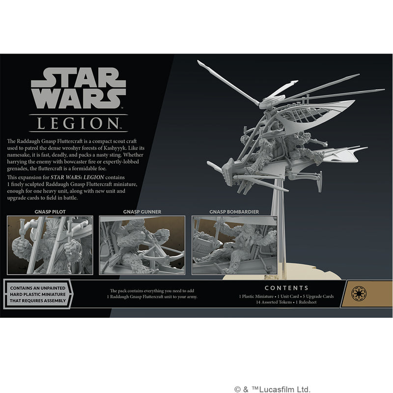 Load image into Gallery viewer, Star Wars: Legion - Raddaugh Gnasp Fluttercraft Unit Expansion
