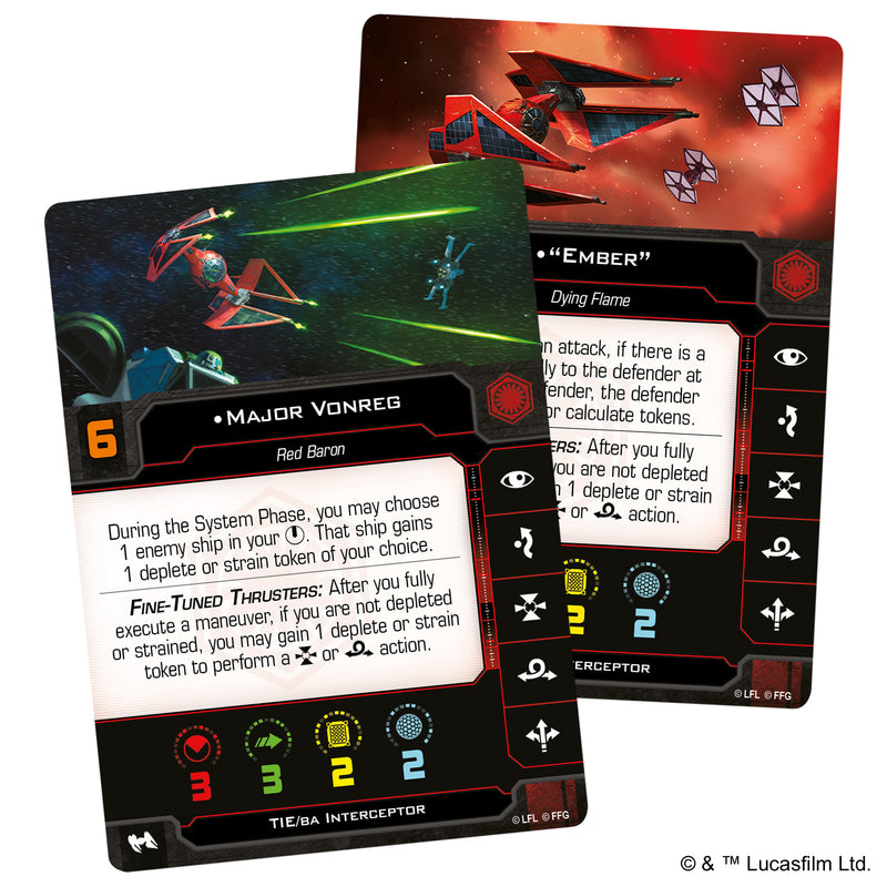 Load image into Gallery viewer, X-Wing 2nd Ed: Major Vonreg’s TIE
