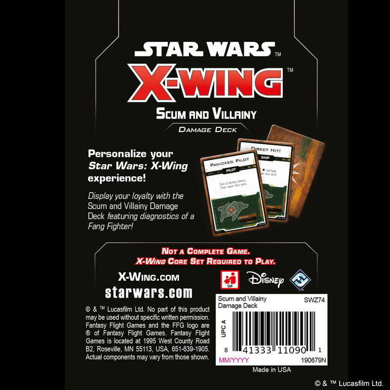 Load image into Gallery viewer, X-Wing 2nd Ed: Scum and Villainy Damage Deck
