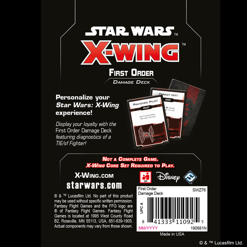 Load image into Gallery viewer, X-Wing 2nd Ed: First Order Damage Deck
