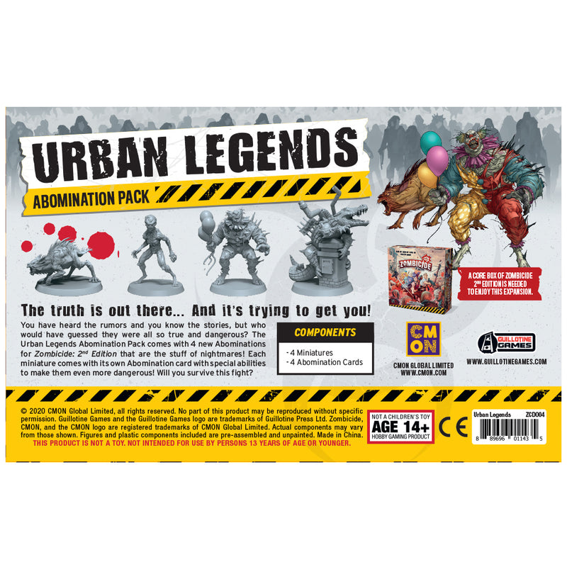 Load image into Gallery viewer, Zombicide: Urban Legends Abominations Pack
