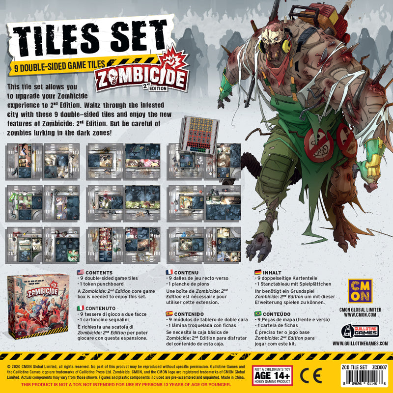 Asmodee Zombicide 2e : Jeu de société d'extension de la campagne Fort Asmodee Zombicide 2e : Jeu de société d'extension de la campagne Fort