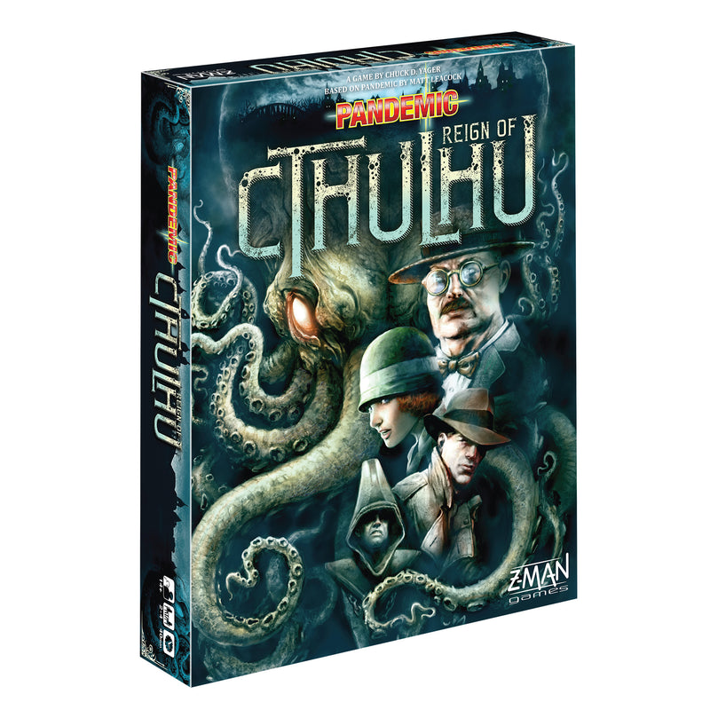 Pandemic Reign of Cthulhu Board Game Cooperative Strategy Game – Asmodee USA