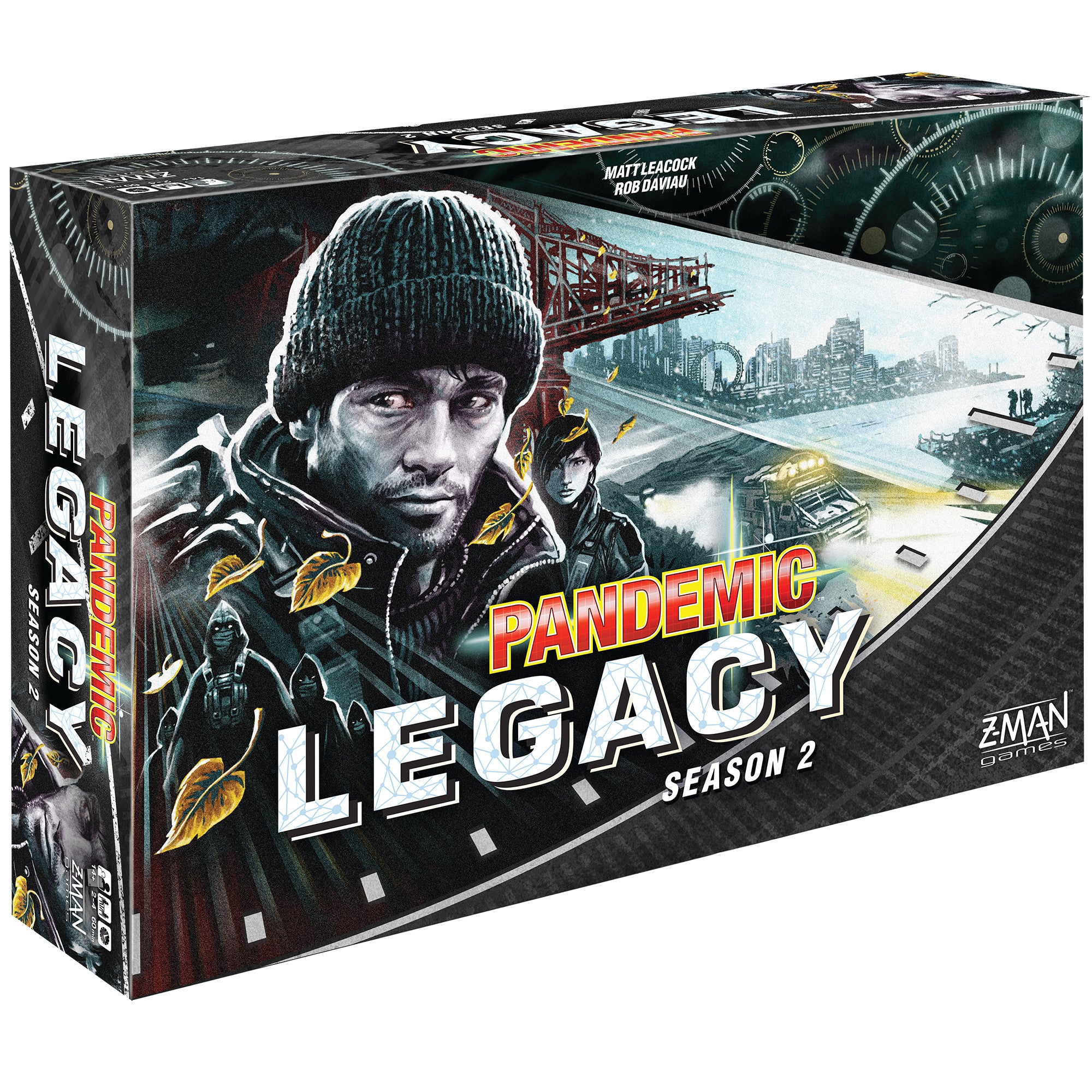 Pandemic Legacy Season 2 Black Edition Cooperative Strategy Board Game ...