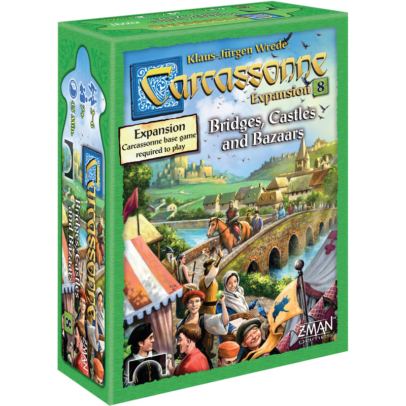 Load image into Gallery viewer, Carcassonne Expansion 8: Bridges, Castles and Bazaars
