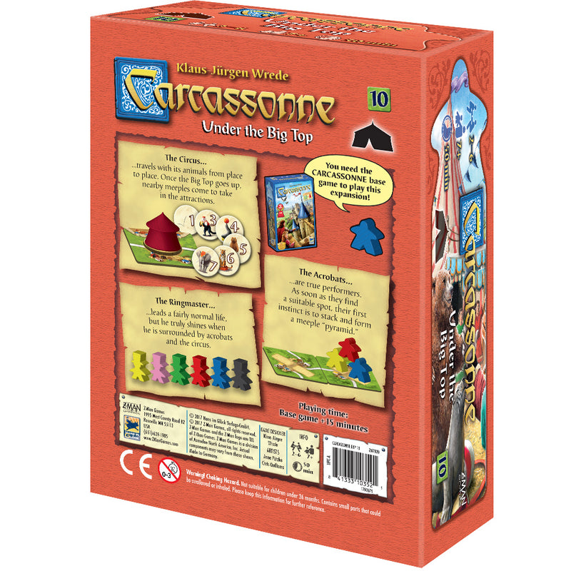 Load image into Gallery viewer, Carcassonne Exp 10: Under the Big Top
